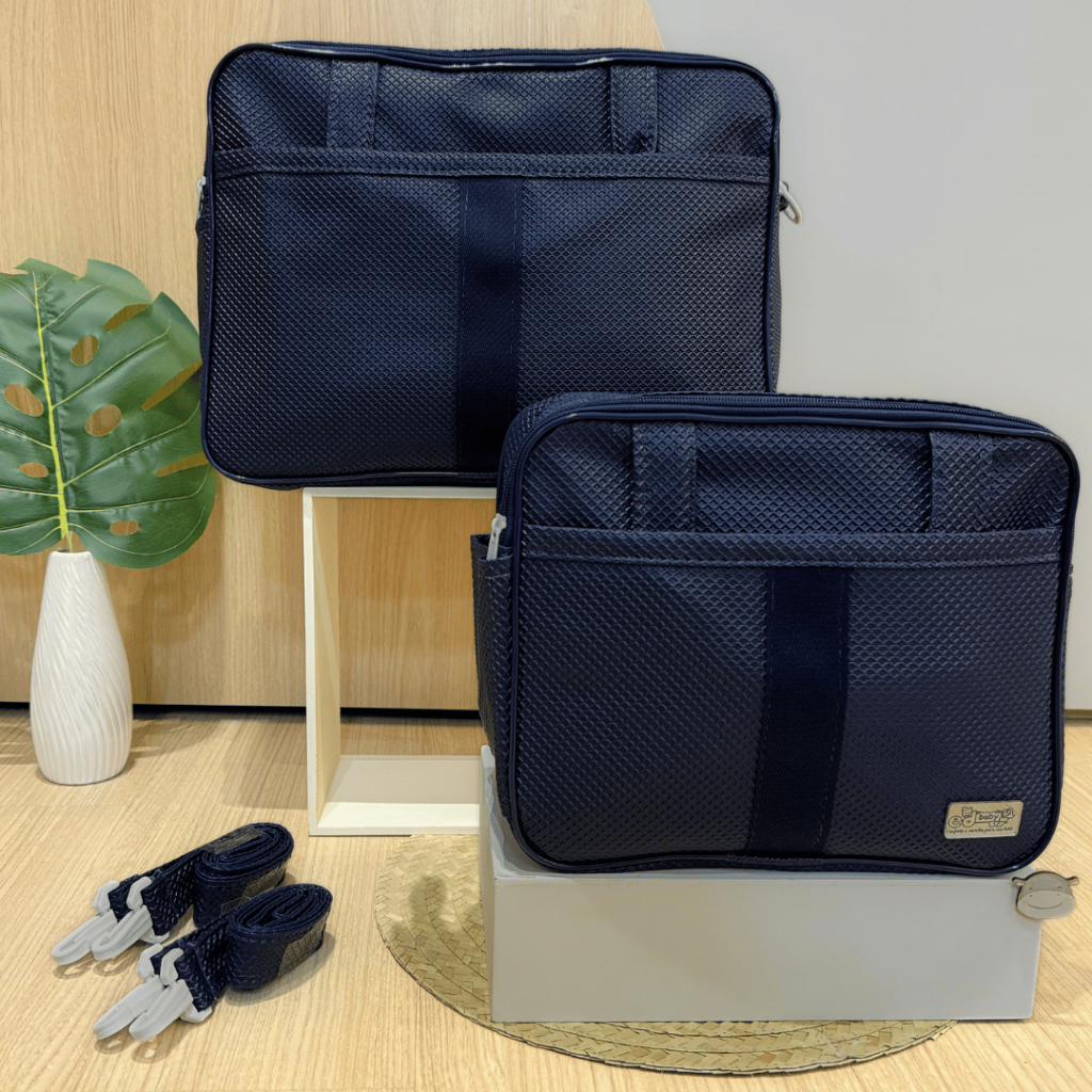 Kit 2 Peças Bolsa Mala Grande Media Impermeavel Menina Menino Versateis Com Faixa Kit Maternidade em Oferta na Shopee