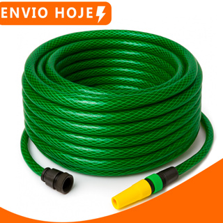 Mangueira De Jardim Reforçada Trançada Completa 10/15/20/25/30/35/50 Metros em Oferta na Shopee