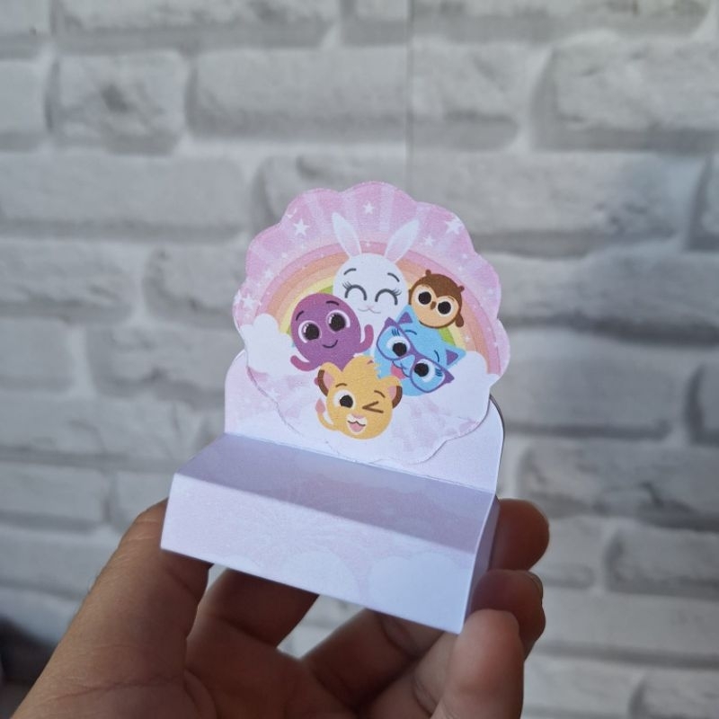 Kit 20 Porta Bis Duplo BoloFofos Menina Lembrancinha Decoração Festa Infantil Personalizados Aniversario