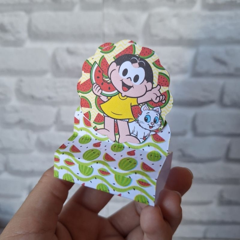 Kit 20 Porta Bis Duplo Magali Lembrancinha Decoração Festa Infantil Personalizados Aniversario