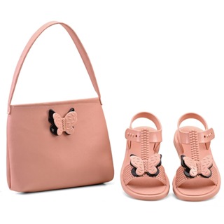 Conjunto Borboletinha 3d - Sandalia Infantil + Bolsa Infantil Borboleta 3d em Oferta na Shopee