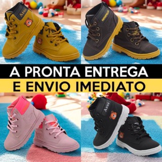 Bota Infantil Bebe Coturno Menino e Menina Botinha Baby Confortável - Envio Imediato Baby em Oferta na Shopee