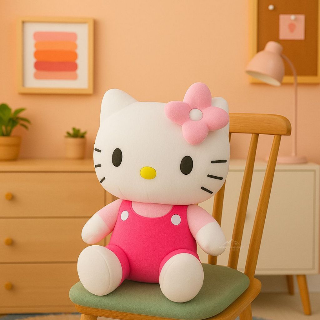 Brinquedo Pelúcia Hello Kitty Fofa Kuromi Antialérgico Fofinha em Oferta na Shopee