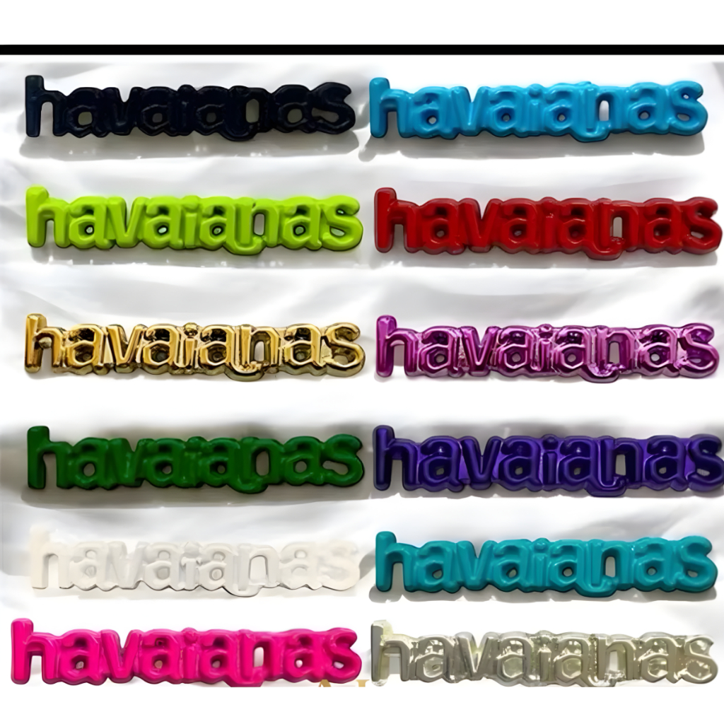 Pingente Placa Metal Chinelos Havaianas Plaquinha Havaiana