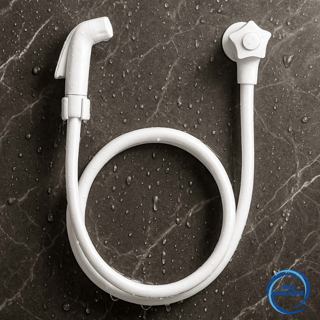 Ducha Higiênica Branca Completa com Gatilho e Registro 1/4 de Volta em Oferta na Shopee