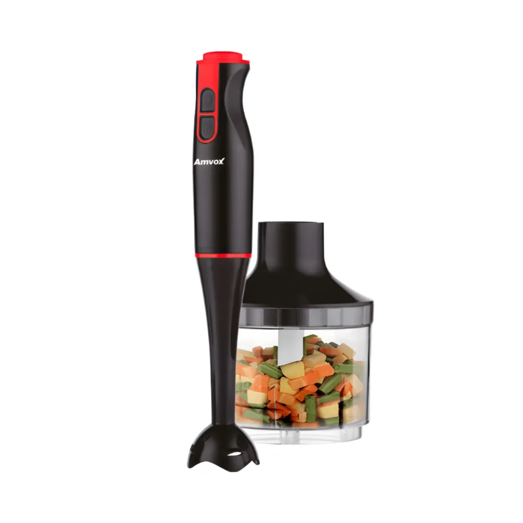 Mixer Triturador Processador 127V 2 em 1 Desmontável Preto APR 400 Amvox em Oferta na Shopee