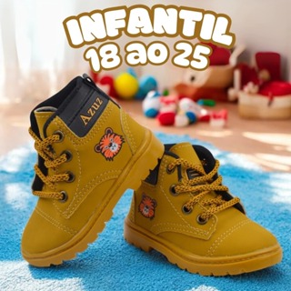 Bota Infantil Bebê Estilo Coturno – Conforto para Meninos e Meninas com Envio Imediato Baby em Oferta na Shopee