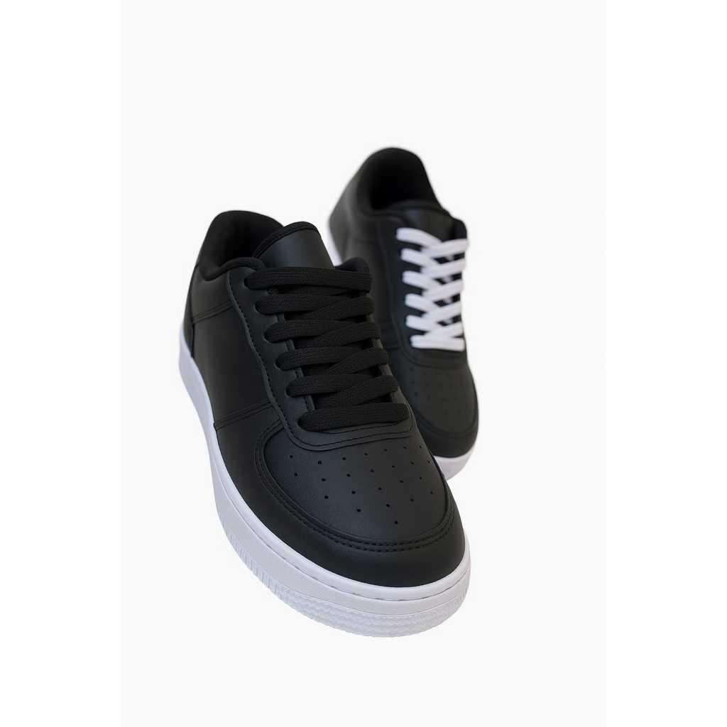TENIS CASUAL PRETO FEMININO E MASCULINO ENVIO IMEDIATO