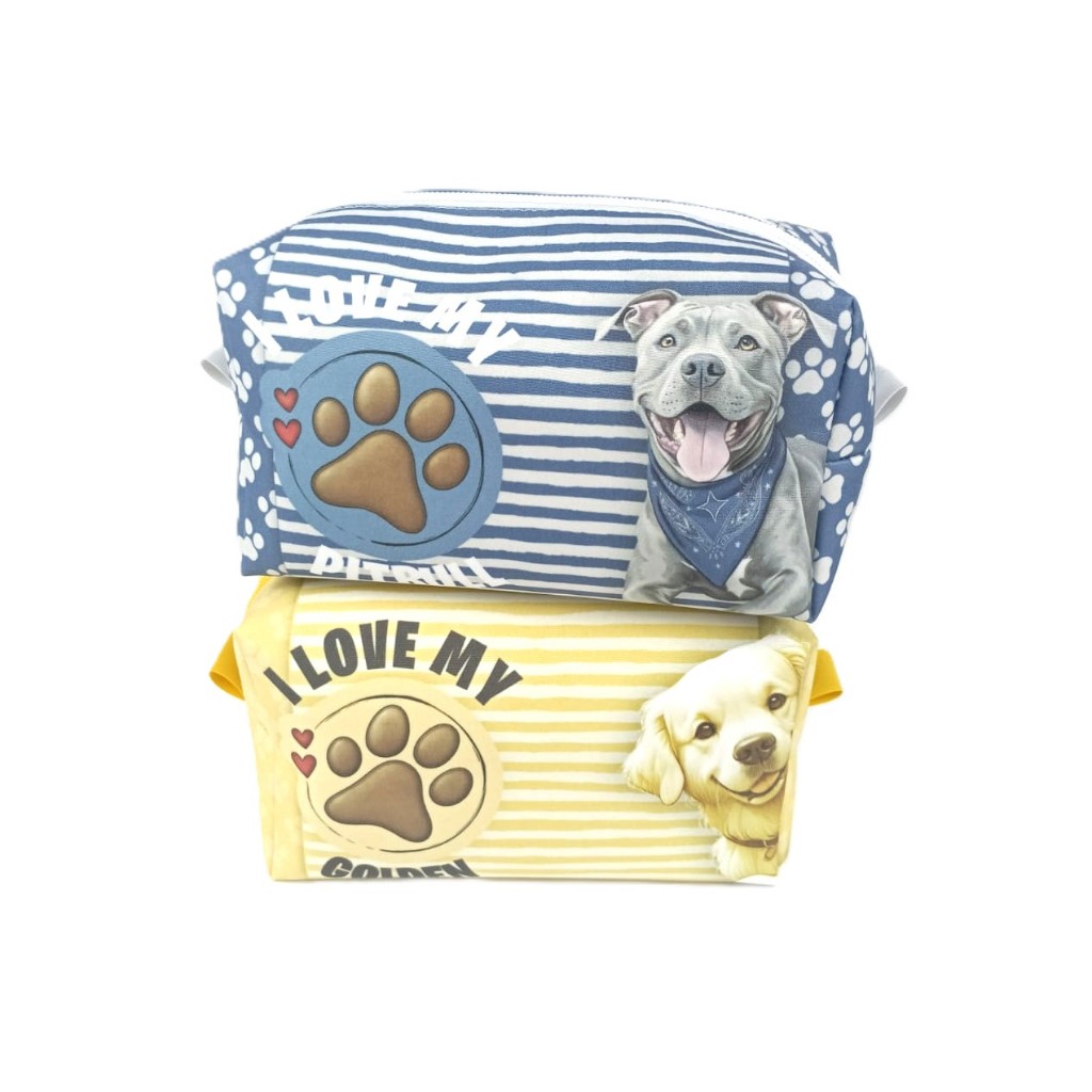 Nécessaire pet organizadora dog labrador yorkshire Pug