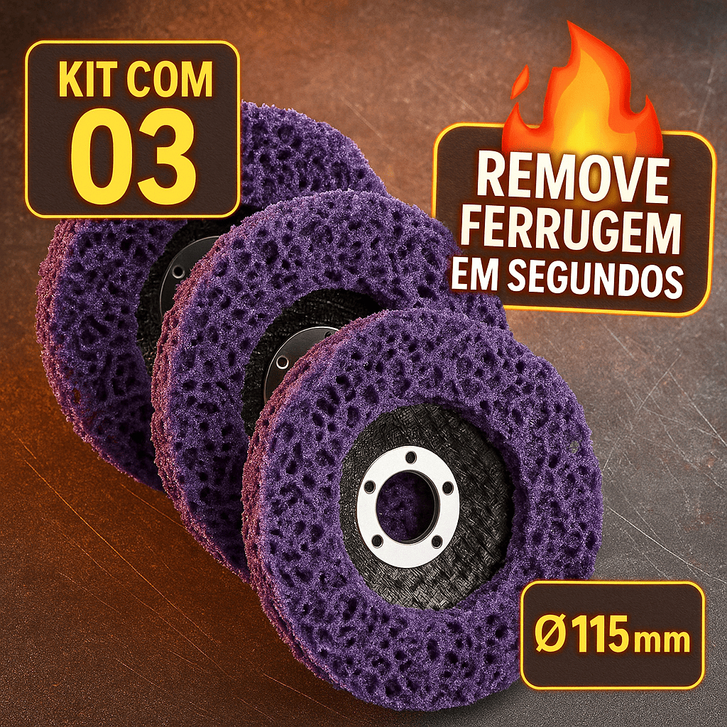 Strip Disc Removedor De Tintas Fundos E Vernizes 115mm/22mm GEELE em Oferta na Shopee