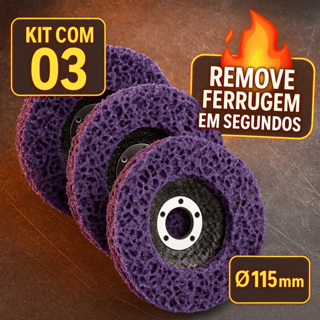 Strip Disc Removedor De Tintas Fundos E Vernizes 115mm/22mm GEELE em Oferta na Shopee