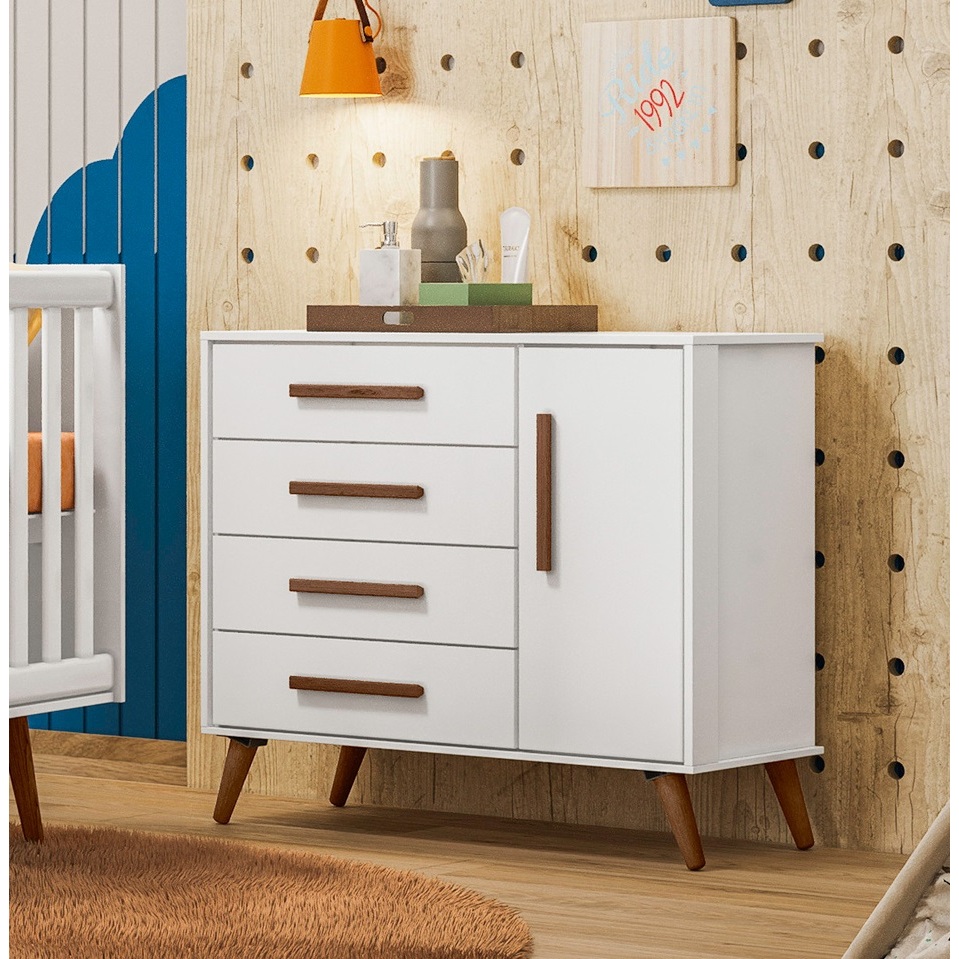 Cômoda Retrô 4 Gavetas: Onde Comprar | BuscaProdutos