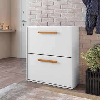 Sapateira Organizadora Moderna Quarto Sala Hall de Entrada Lara 2 Portas Basculantes Várias Cores! em Oferta na Shopee