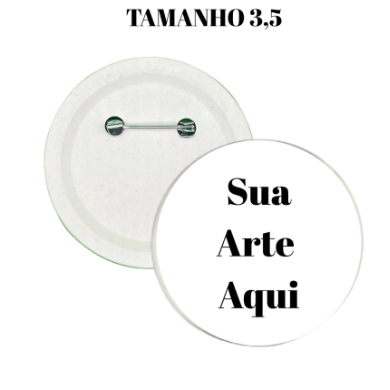 30 Bottons Personalizado 3,5cm Boton Botons Botão Broche Pin