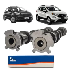 Par Eixo Comando De Válvulas Admissão E Escape Para Ford Ka Ecosport 1.5 12v Dragon