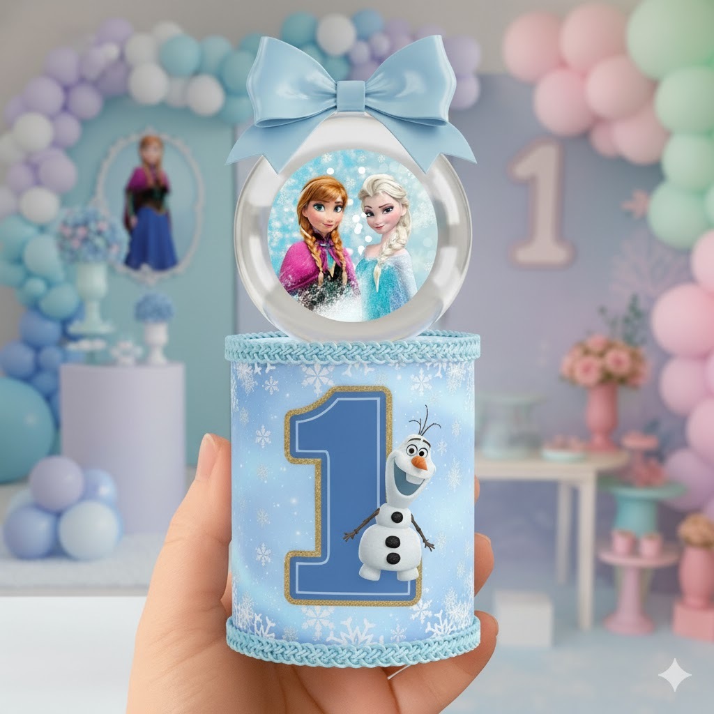Kit monte voce mesma Cofrinho FROZEN de luxo personalizados festa infantil em Oferta na Shopee