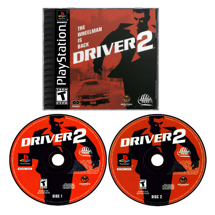 Jogo Driver 2 Para PS1 Playstation 1