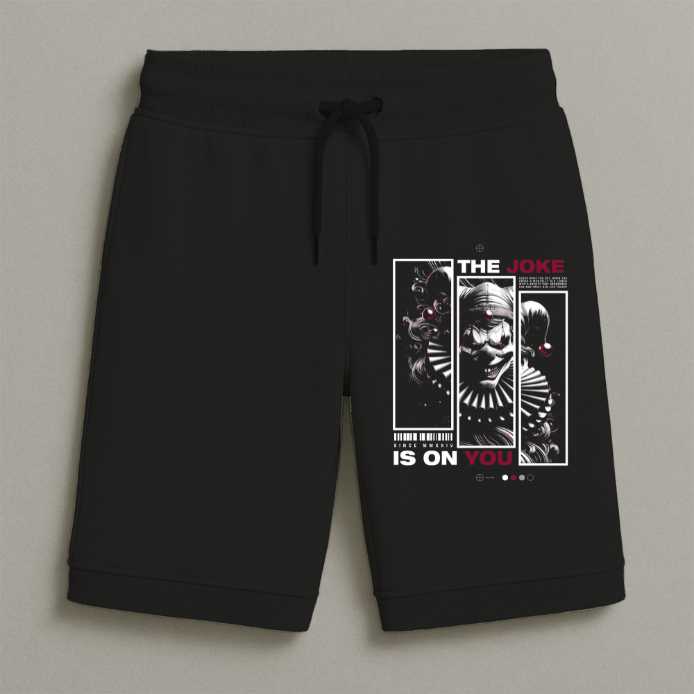 Bermuda Moletom Masculina Infantil Estampada Joker Conforto Streetwear Do Tamanho 8 Ao 16