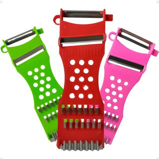 Descascador Ralador Fatiador Espaguete De Legumes Fruta 5 em 1 Cores Sortidas em Oferta na Shopee