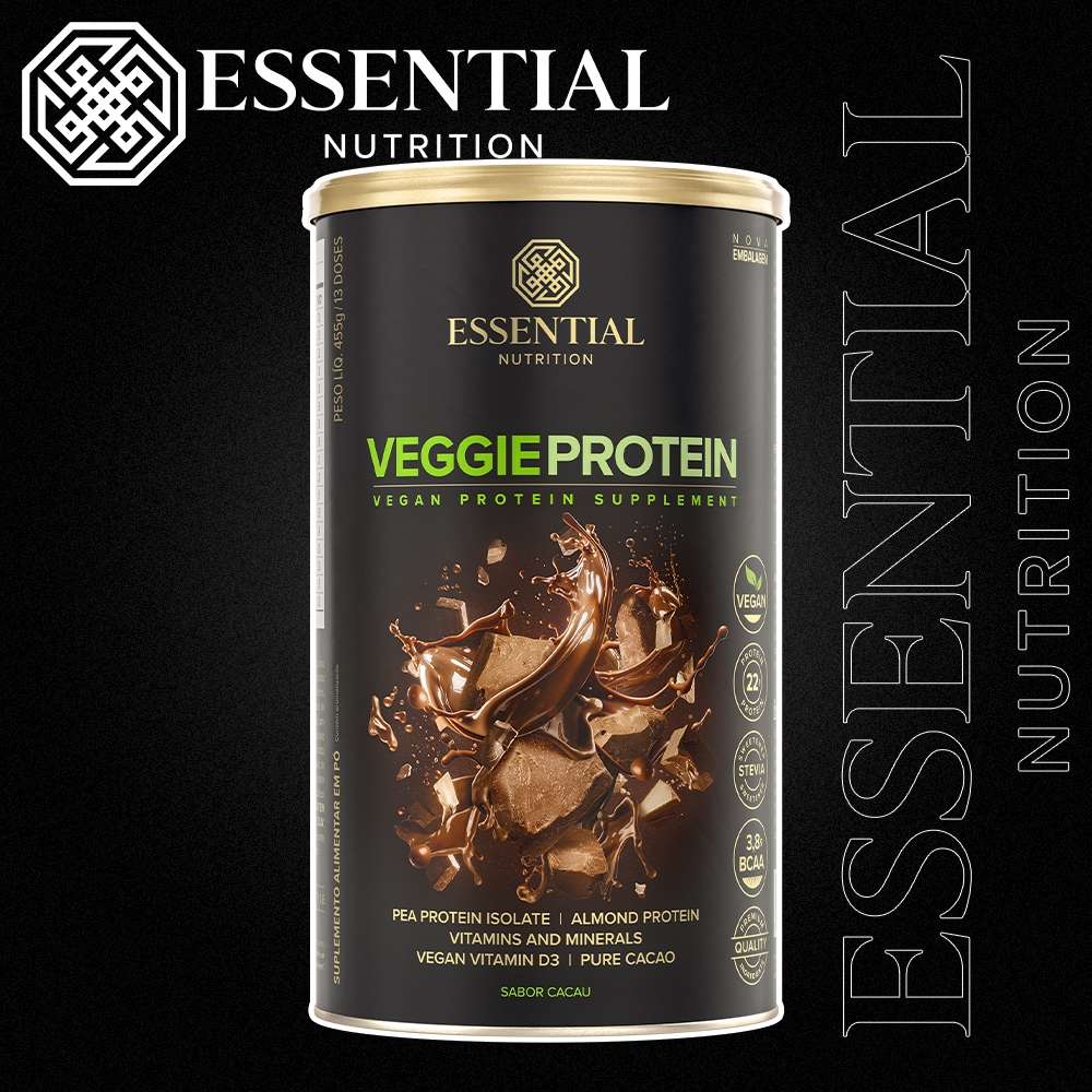 Veggie Protein Essential Nutrition (455g) Cacao