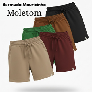 Kit 3 Bermuda Mauricinho Moletom Shorts Academia Treino M ao GG em Oferta na Shopee