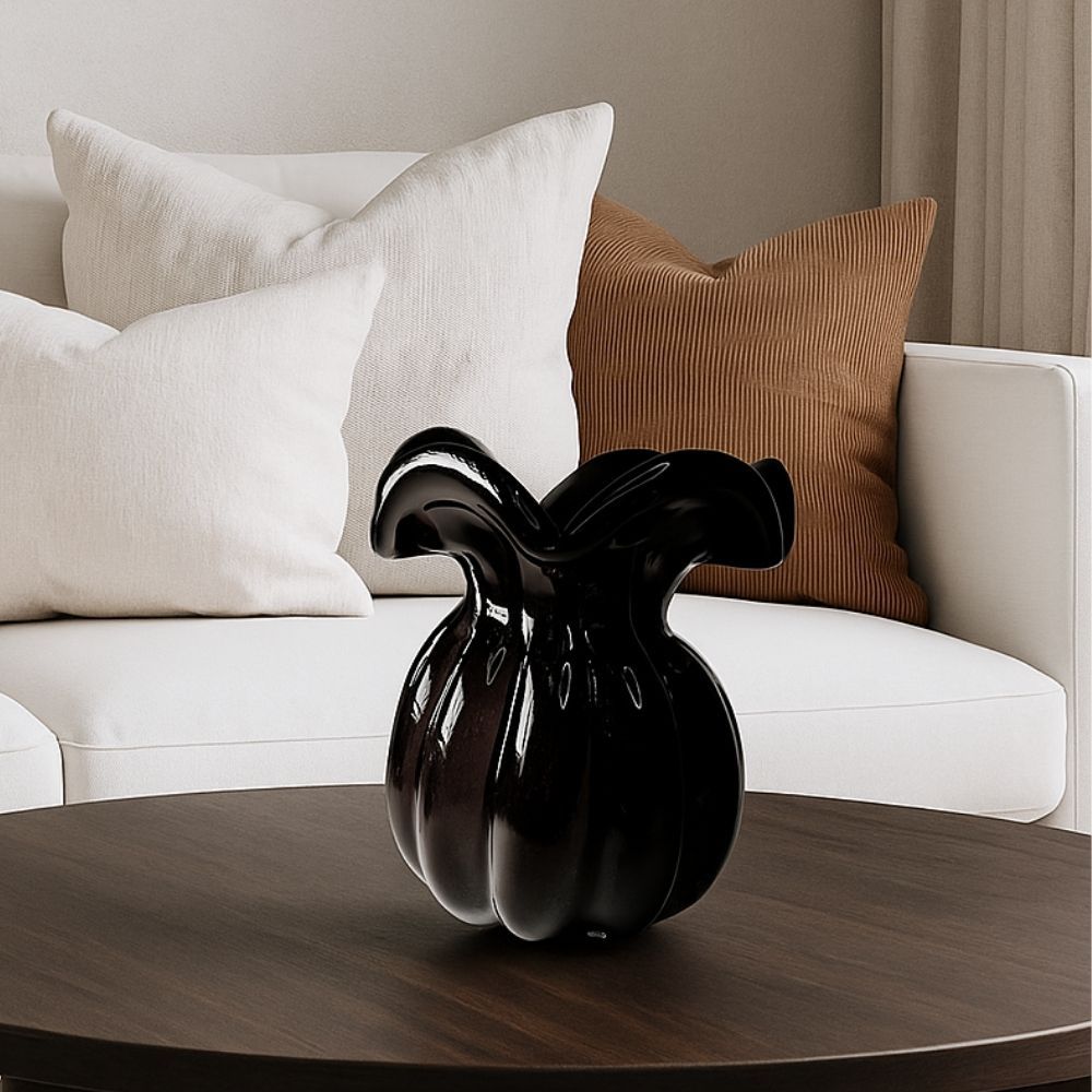 Vaso Murano Trouxinha Cristal Enfeite Decoração Casa Flor Mesa