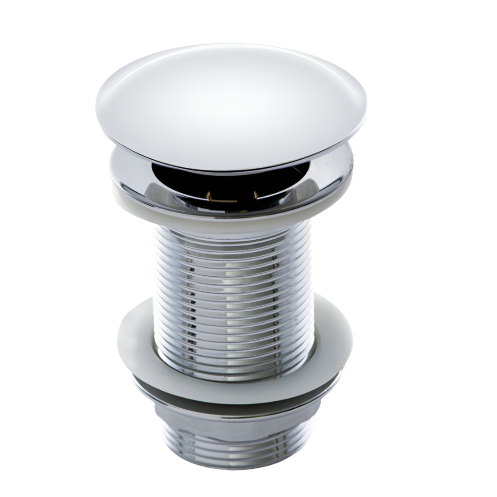 Válvula Lavatório Click Cromado 7/8 Cuba Pia vidro lavatório banheiro ABS - CLICK em Oferta na Shopee