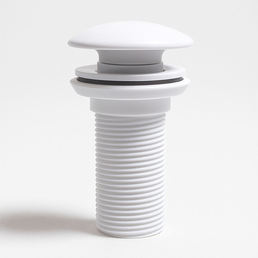 Válvula Click Branco Lavatório Cuba Lavabo Inteligente ABS 7/8 - CLICK em Oferta na Shopee