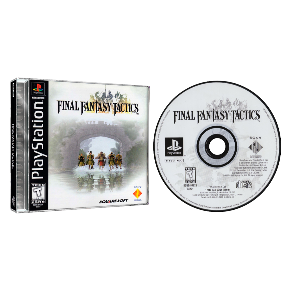 Jogo Final Fantasy Tactics Para PS1 Playstation 1