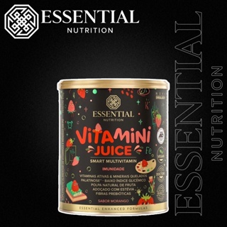 Vitamini Juice Essential Nutrition (276g) Morango em Oferta na Shopee