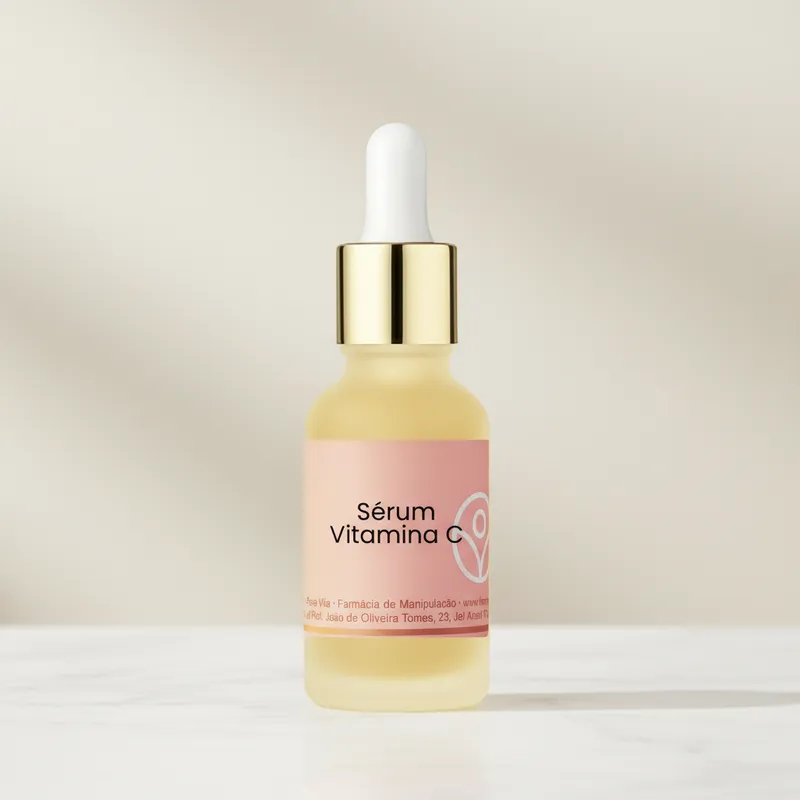 Vitamina C 5% - Serum Facial Antioxidante 30ml Microagulhamento ou Uso diário em Oferta na Shopee