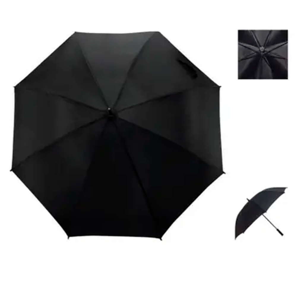 Guarda chuva sombrinha preto 55cm 8 varetas em Oferta na Shopee