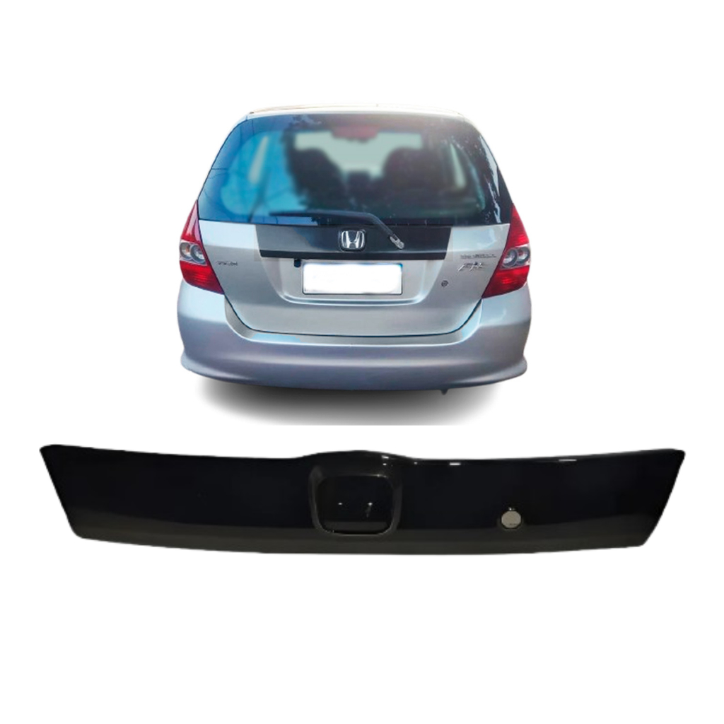 Friso Tampa Traseira Honda Fit 2003 a 2008 Preto S/ Emblema