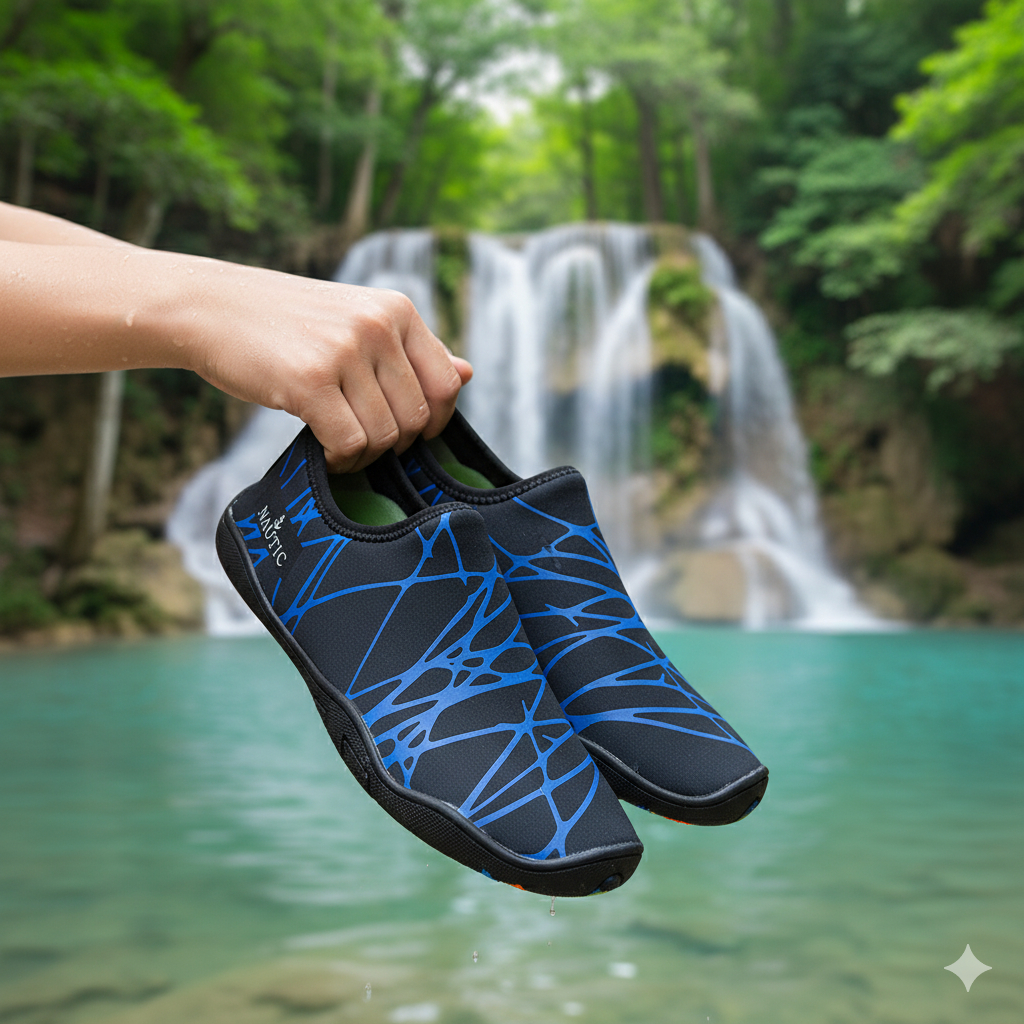 Sapatilha Neoprene Para Piscina e Praia Calçado Aquático Para Aventuras Náuticas Casual Esportiva