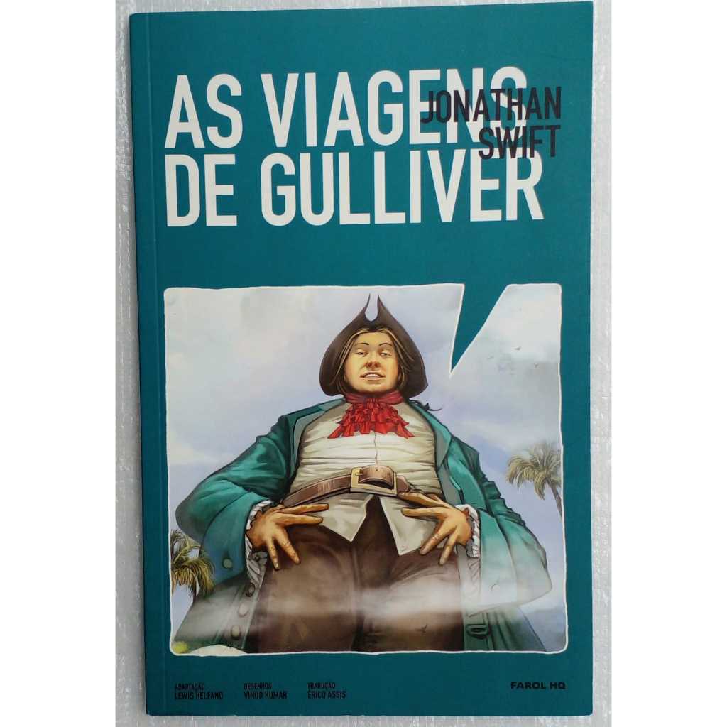 HQ As Viagens de Gulliver – Jonathan Swift | Farol HQ 2013 | Adaptação Lewis Helfand | Raro