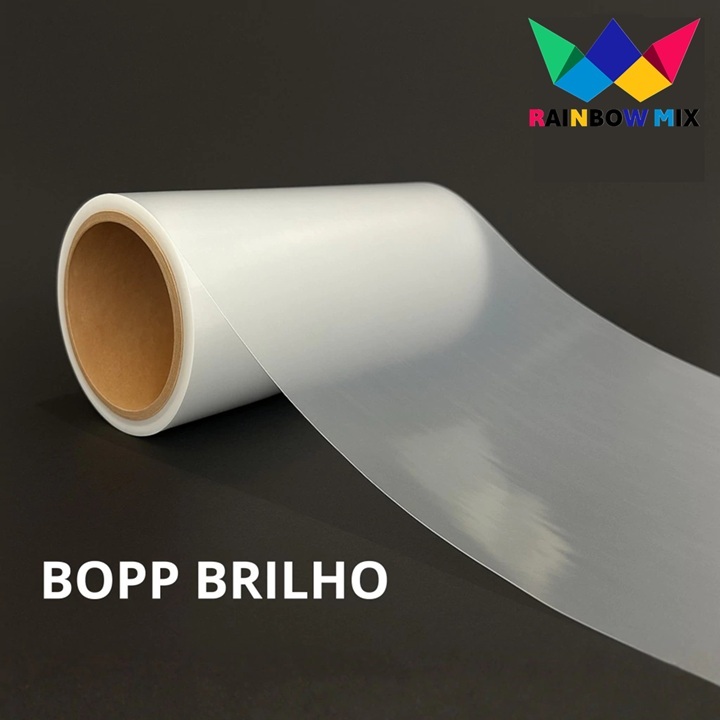 Bopp Brilho Laminação a Quente 10 a 50 Metros x 22cm de Largura em Oferta na Shopee