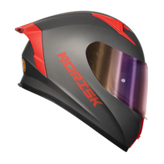 CAPACETE NORISK FLOW MONOCOLOR TITANIUM em Oferta na Shopee