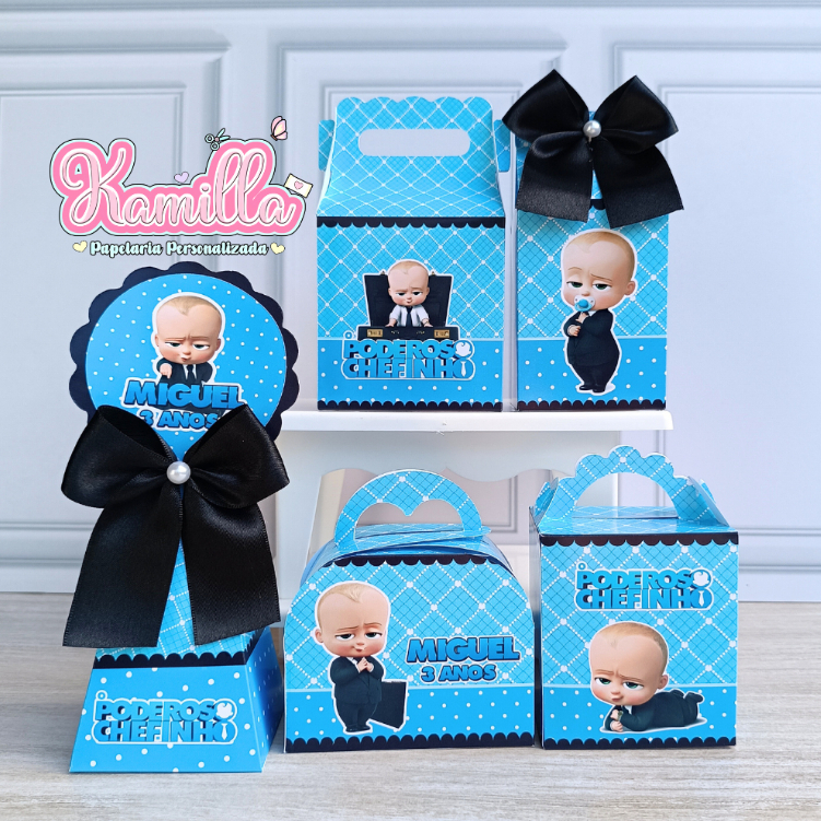 Kit personalizado para lembrancinha no tema PODEROSO CHEFINHO- PEGUE E MONTE/DECORAÇÃO /CAIXINHAS/KIT FESTA