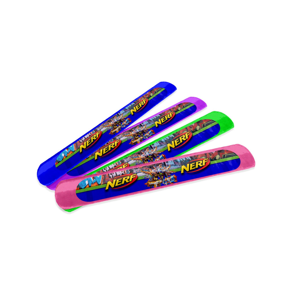 Pulseira Bate Enrola Nerf Lembrancinhas Festa de Aniversário Artigo de Festa
