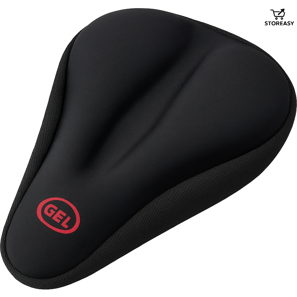 Capa para Banco de Bicicleta em Gel Silicone Ajustável Banco Almofada Ciclismo