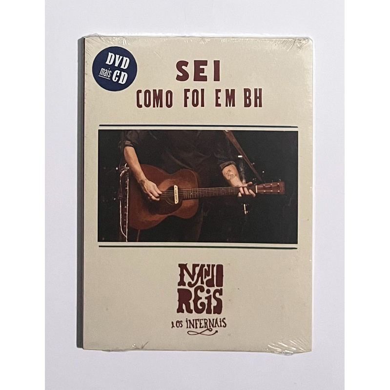 DVD/CD Nando Reis - Sei Como Foi em BH - Novo e Lacrado