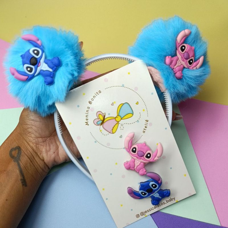 kit Arco +Xuxinha/ Arco Stitch+ rabicó/ kit de Arco/acessório Stith