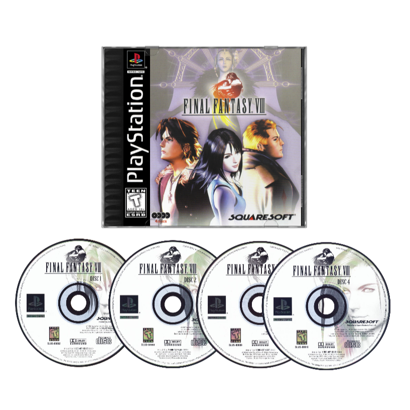Jogo Final Fantasy VIII Para PS1 Playstation 1