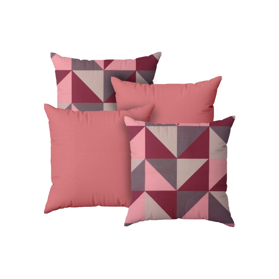 Capas Para Almofadas 45x45 Com Zíper Estampa  Geométrica Para Quarto Sala e Sofá em Oferta na Shopee