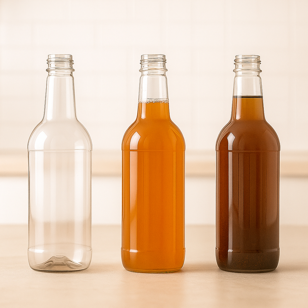 Garrafa Pet 1l Caninha Tampa Colorida 50 Unidades Atacado em Oferta na Shopee