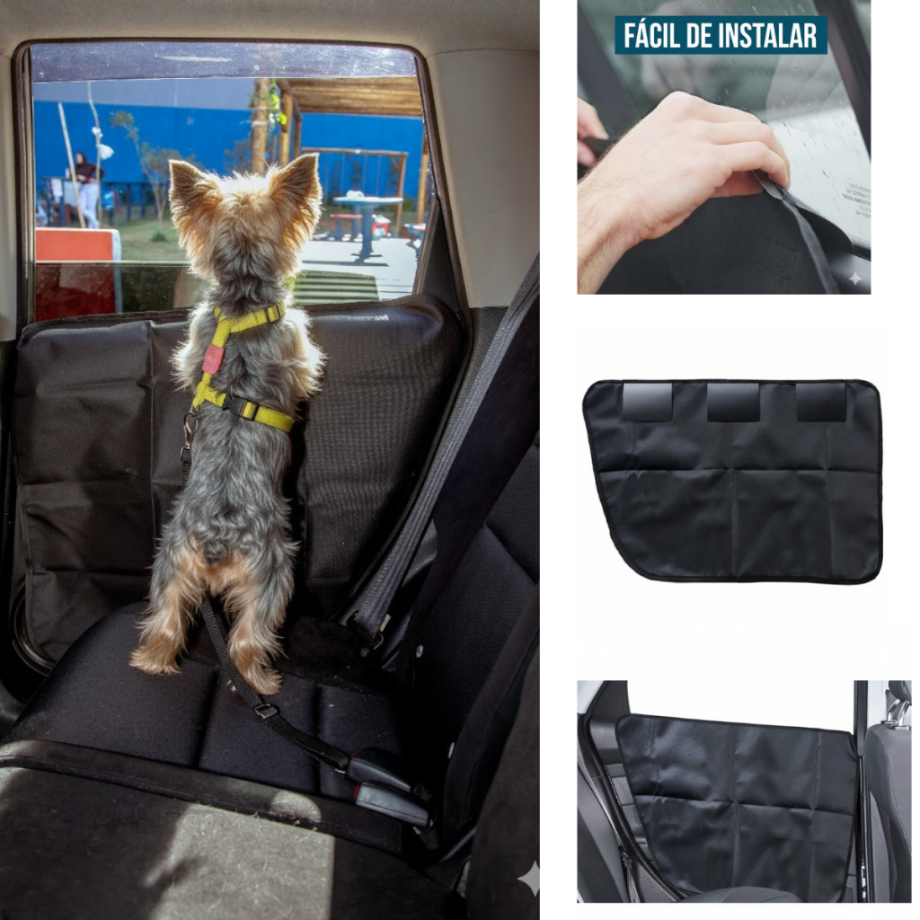 Capa Protetor de Porta de Carro para Pet Cachorro e Gato – Impermeável e Resistente | ENVIO IMEDIATO