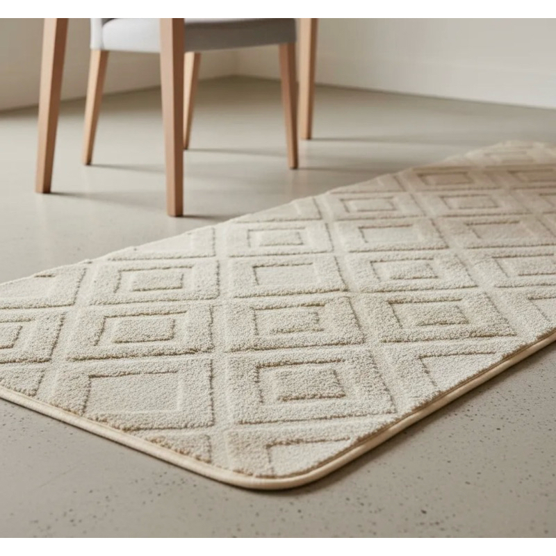 Tapete Passadeira Pelo Baixo Jacquard Relevo Antiderrapante em Oferta na Shopee