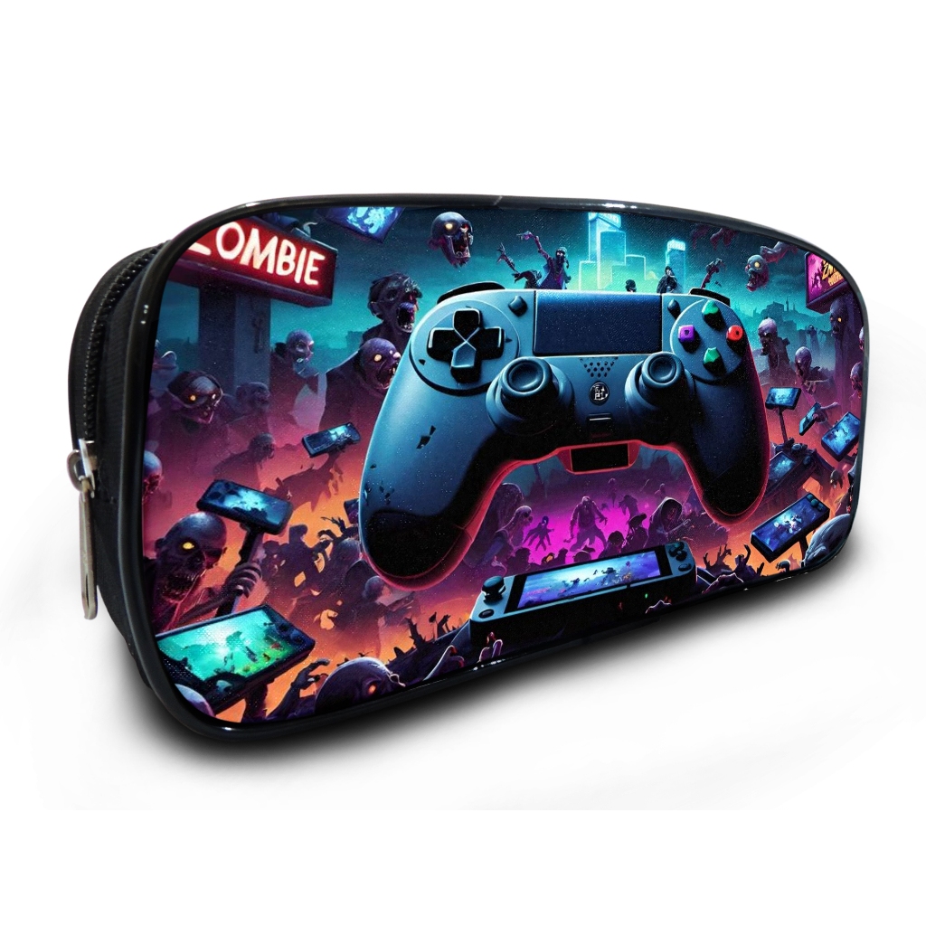 Estojo Escolar Para Lápis Gamer Novo em Oferta na Shopee