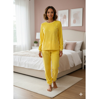 Pijama flecce 3D unissex quentinho em Oferta na Shopee