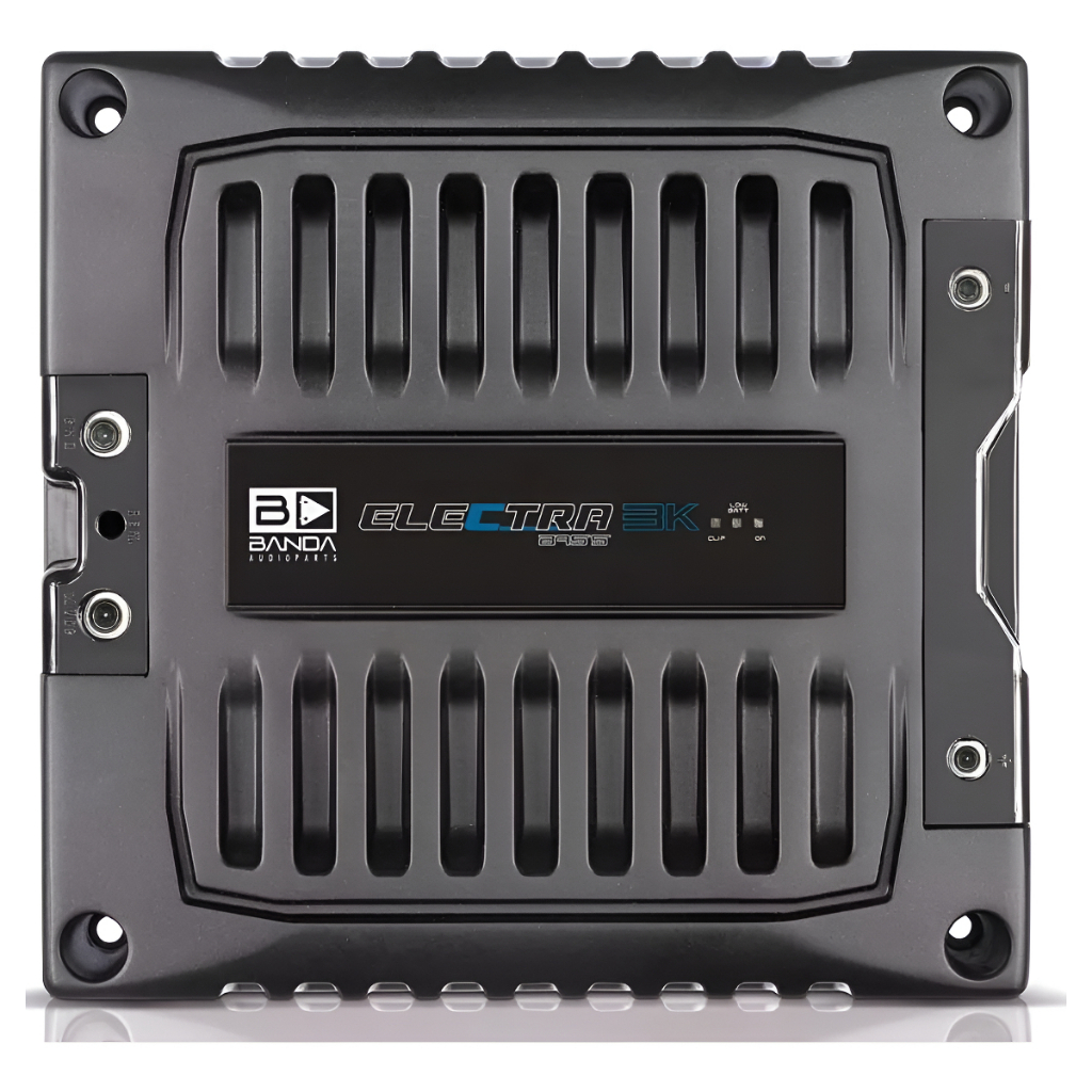 Modulo Banda Electra Digital Bass 3k4 3000 Wrms 4 Ohms Cor Preto Som Automotivo Toca Grave e Subgrave
